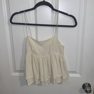 Urban Outfitters Olivia Tiered Ruffle Babydoll Top
